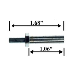Metal Post With #10 threaded Base & #6-32 Threaded Female Top